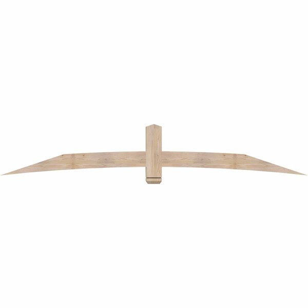 Ekena Millwork Bellingham Smooth Timber Gable Bracket, Douglas Fir, 108"W x 18"H x 3 1/2"D x 5 1/2"F, 4/12 Pitch GBW108X18X0406BEL00SDF - main